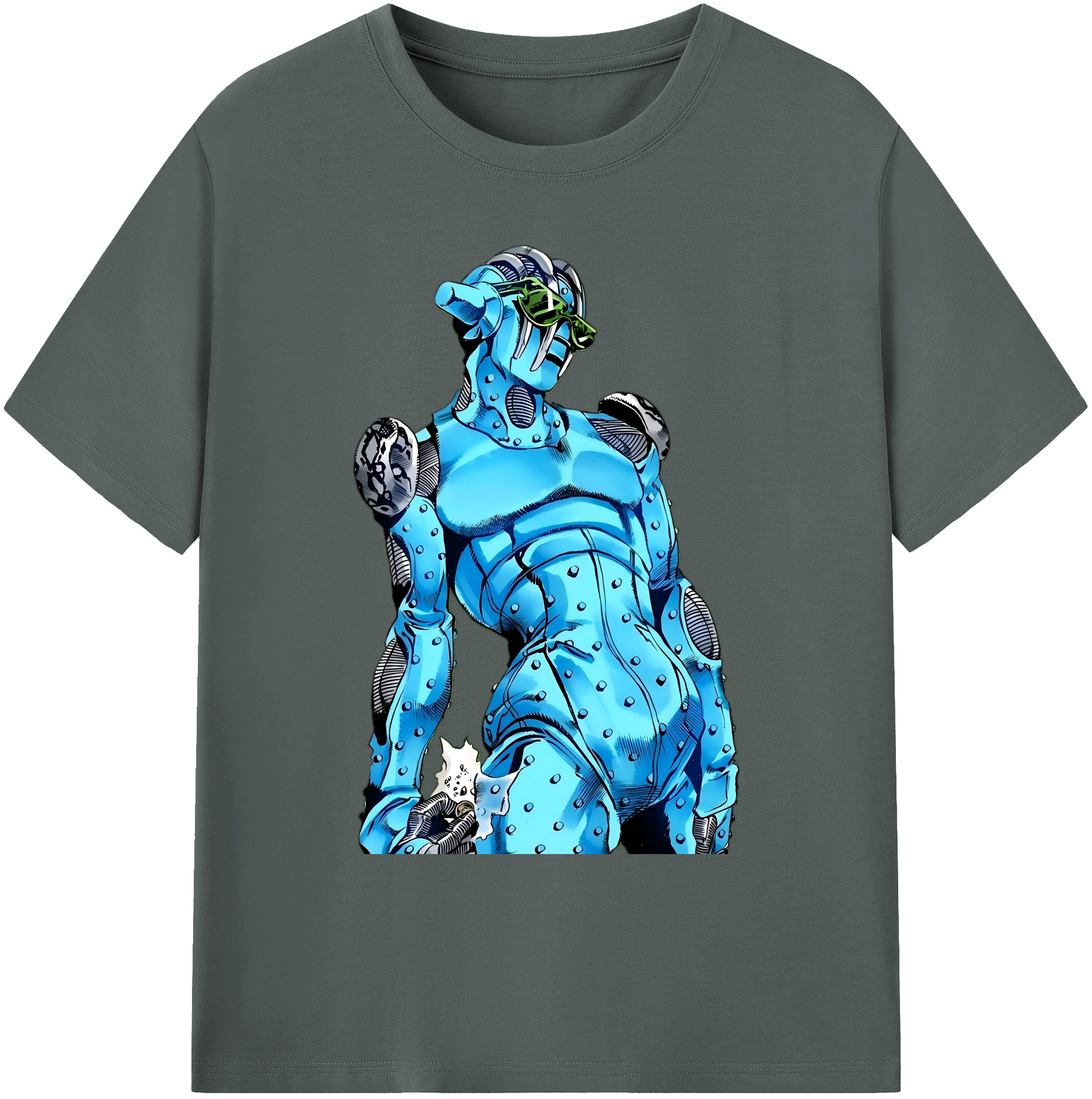 （画像用） ジョジョの奇妙な冒険 JoJo's Bizarre Adventure 綿100％ メンズ半袖Tシャツ｜肌触りやわらか＆通気性